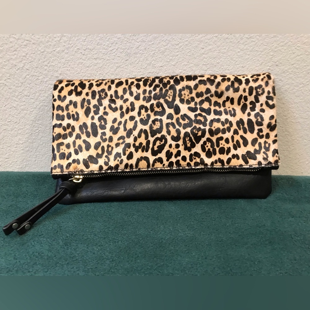 Sole Society Black Clutch